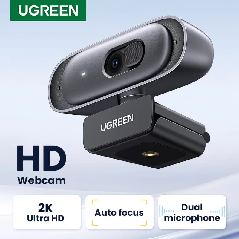 2K HD USB уеб камера с двойни микрофони