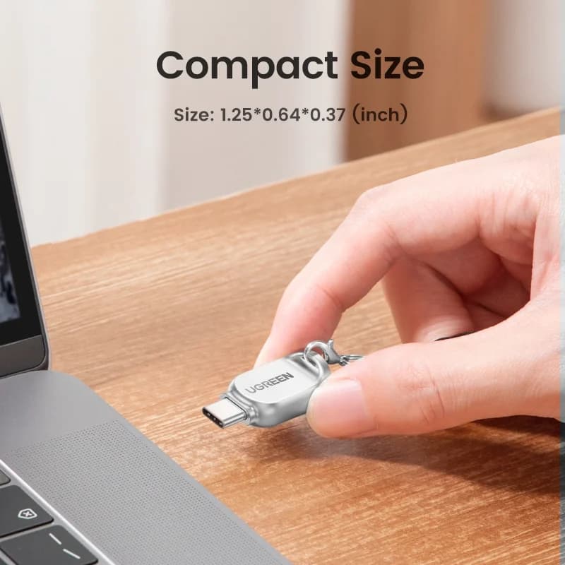 Четец за Micro SD карти с USB-C, USB 3.0 OTG