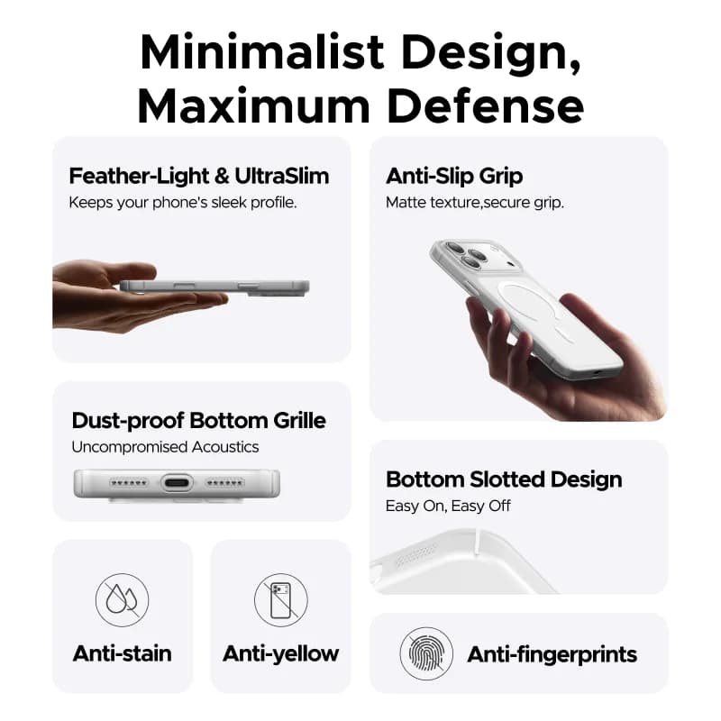 Магнитен антишоков калъф за iPhone Pro Max