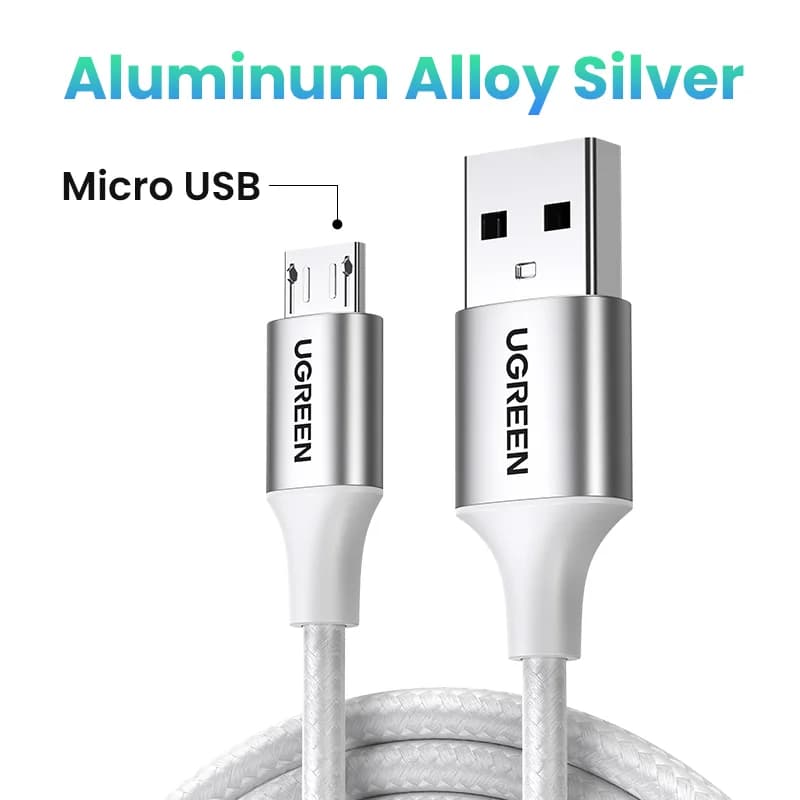 Кабел Micro USB, 2A, Плетен от нейлон