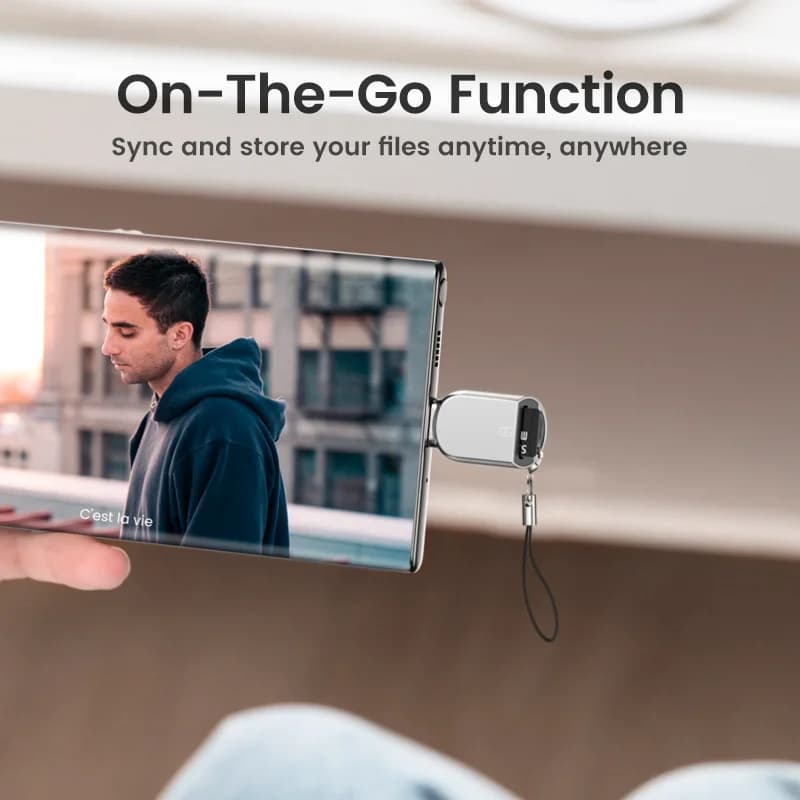 Четец за Micro SD карти с USB-C, USB 3.0 OTG