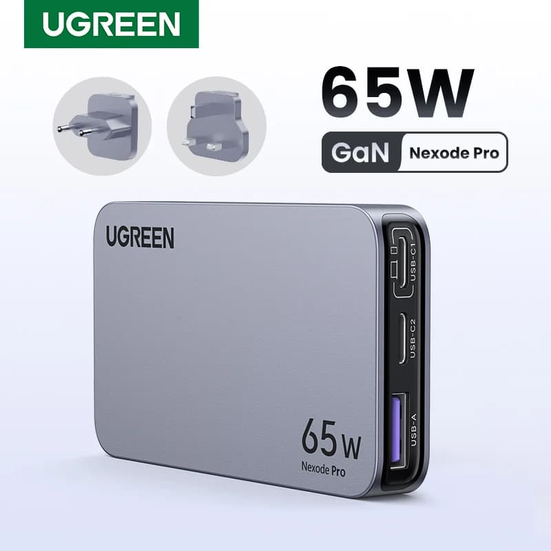 65W GaN USB-C зарядно с Quick Charge 4.0