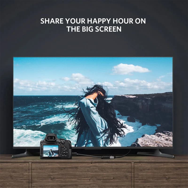 Адаптен кабел Mini HDMI към стандартен HDMI 4K
