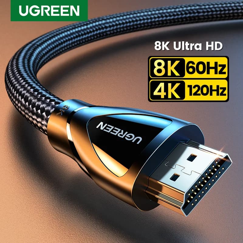 HDMI 2.1 Кабел, поддръжка на 8K 60Hz и 4K 120Hz