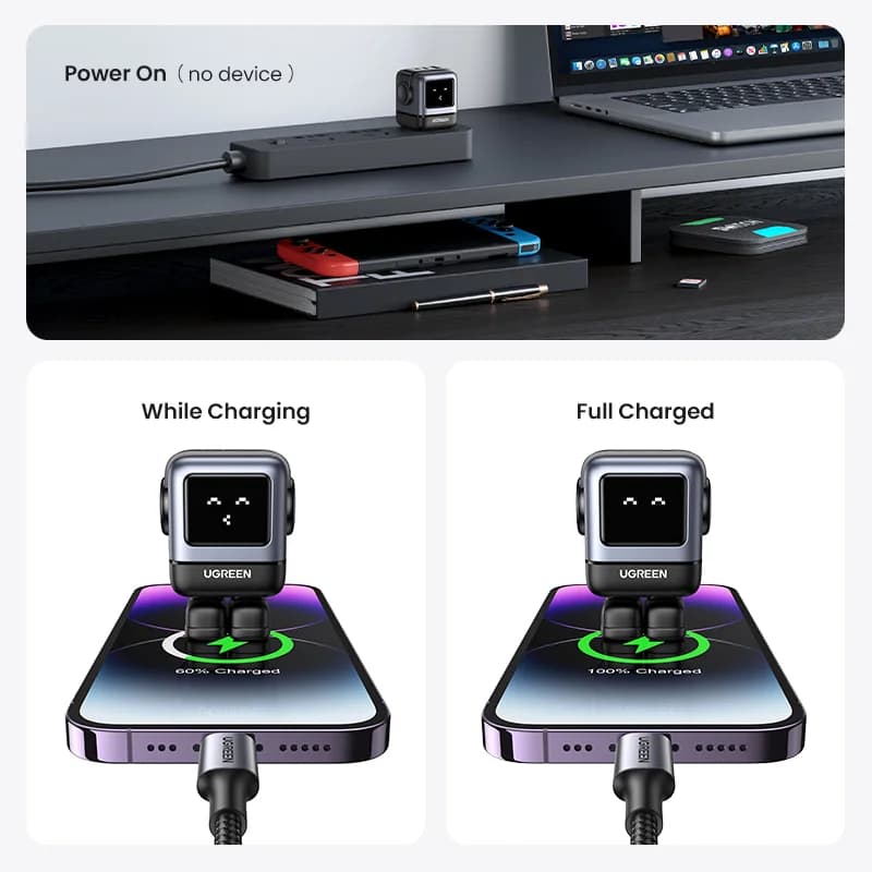 65W GaN USB-C стенен заряд, US Plug