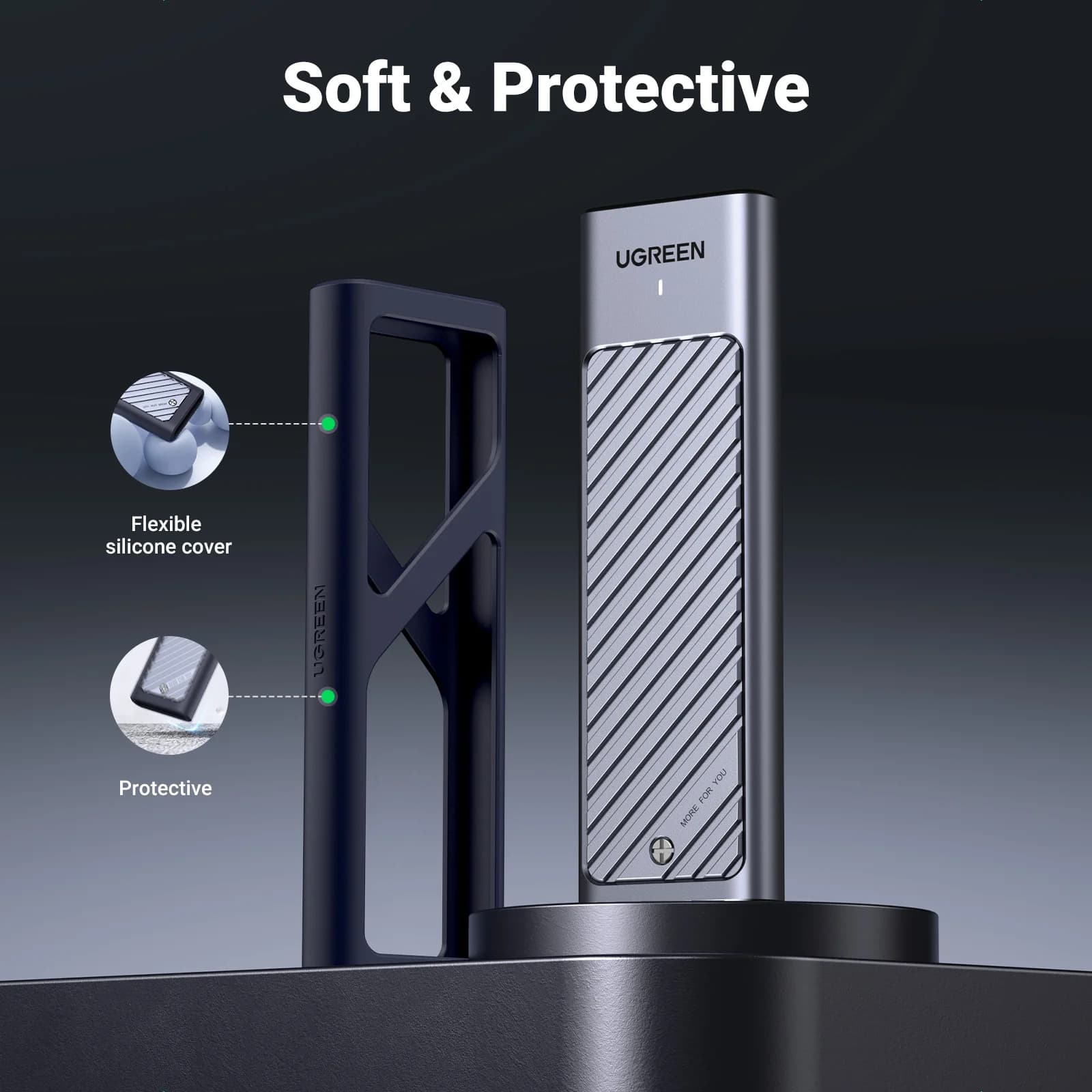 Кутия за M.2 NVMe SSD USB-C 5Gbps