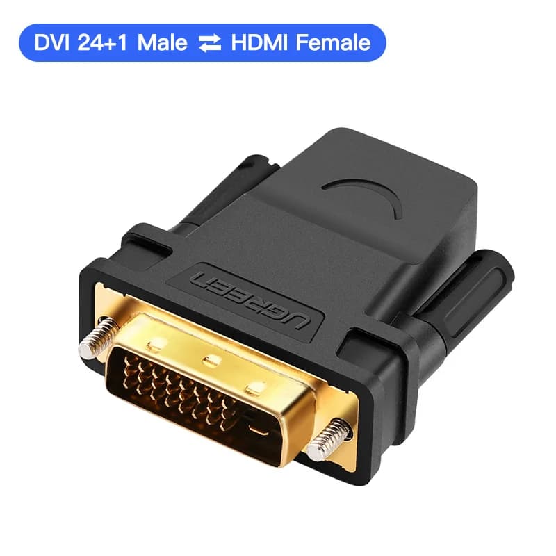 Двупосочен адаптер DVI-D към HDMI