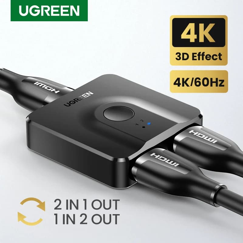 Двупосочен HDMI сплитер и превключвател 4K