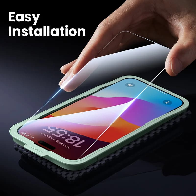 Комплект от 2 защитни стъкла от закалено стъкло за iPhone