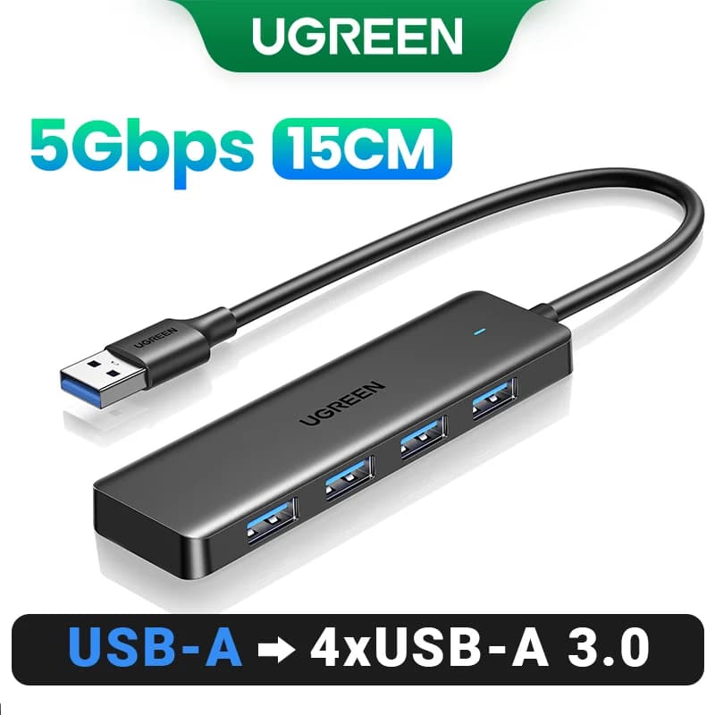 4-портов USB 3.0 & USB-C хъб